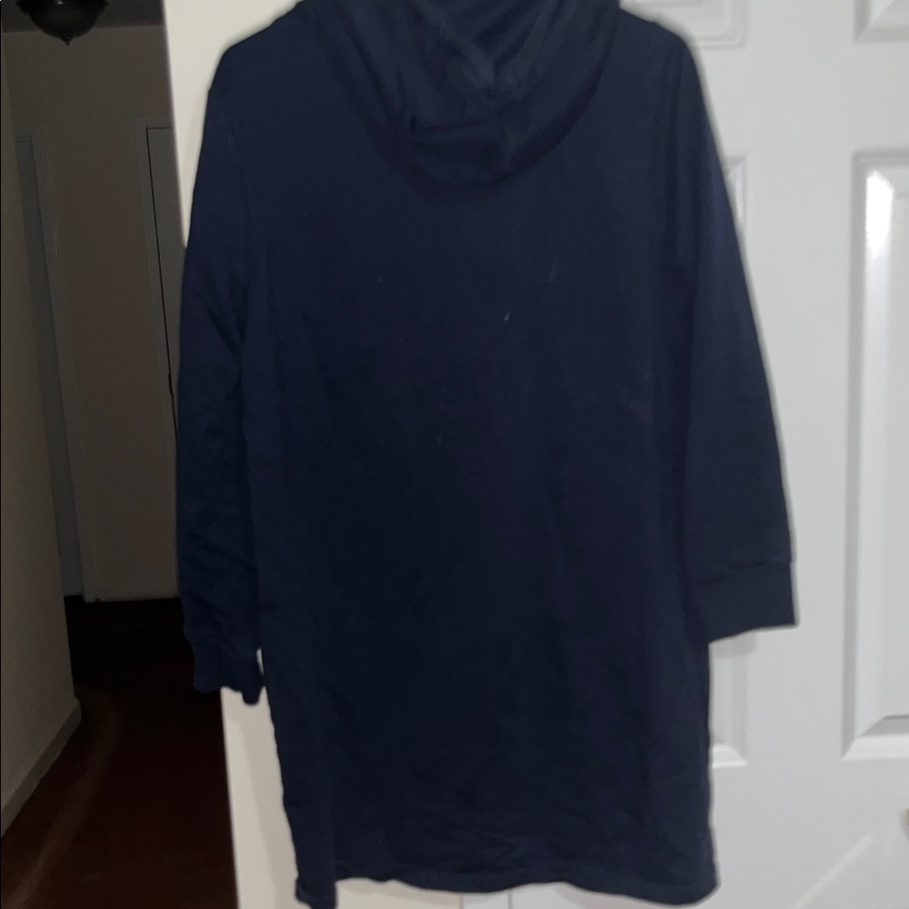 Tommy Hilfiger Essential Flag Long Sleeve Hoodie Dress.
  PRICE is set at $25. - Picture 4 of 4